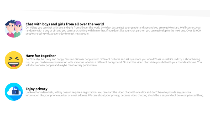 Vidizzy connects instantly on any browser—no download needed.