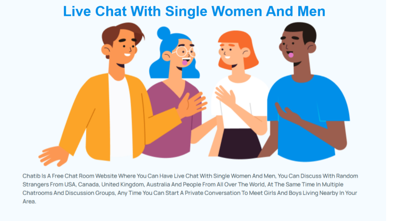 Chatib is a free, global chat platform with instant access, public rooms, and private messaging on any device.