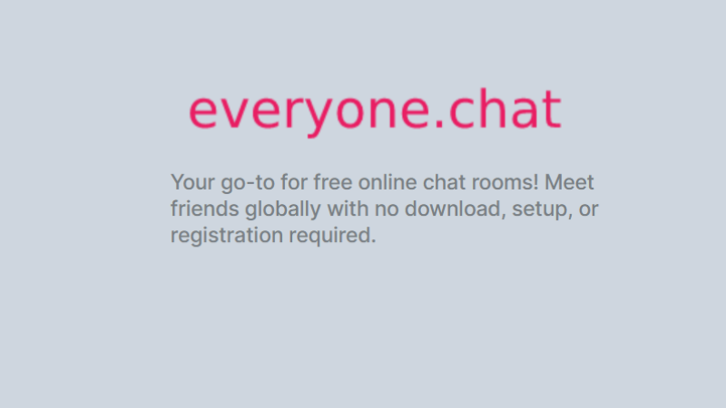 Making global connections is easy with Everyone.chat