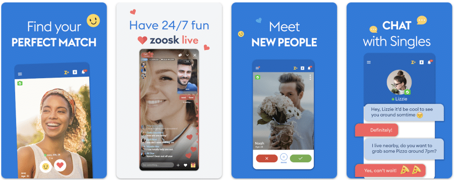 1v1 Video Chats on Zoosk