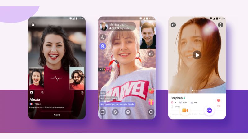 Instant continue-or-skip keeps chats relaxed and effortless.