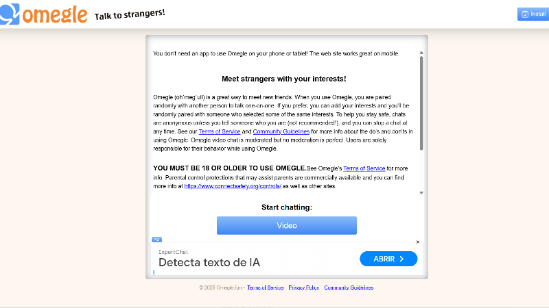 Modern Omegle alternatives provide safer, verified 1-on-1 video chats with reporting tools.