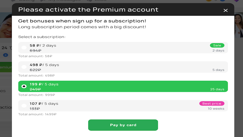 Topface Dating: Free vs. Premium