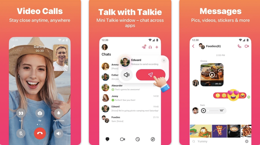 1v1 Video Chat on JusTalk