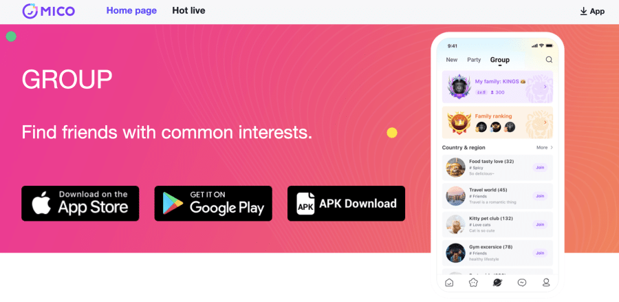 1v1 Video Chat on Mico