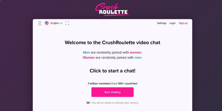 get into CrushRoulette